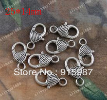 Sweet Bell 50pcs/lot 25*14mm buckle bags lobster clasp design restoring ancient ways lobster clasp  accessories wholesale 2024 - buy cheap