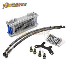 Motorcycle Oil Cooling Cooler Radiator Oil Cooler Set For 50 70 90 110 125 140cc Dirt Bike Monkey Bike DAX Pocket Bike ATV Motor 2024 - купить недорого