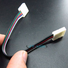 Conector de tira led sem solda, 20 peças 12mm 5 pinos rgbww rgbw com dois clipes excelente qualidade 2024 - compre barato