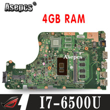 X555UA placa base I7-6500U 4GB de RAM para For Asus X555 X555U X555UA X555UB placa base de computadora portátil X555UA placa base X555UA placa base 2024 - compra barato