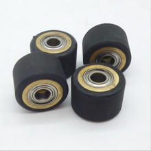4pcs 4x10x14mm Vinyl Cutter Copper Core Pinch Roller Cutting Plotter Wheel Paper Wheel Press Roller Rubber Pinch Roller 2024 - buy cheap