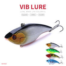 HENGJIA hard plastic diving game vib fishing lures Artificial wobblers vibration crankbaits pesca swim baits 7.5cm 18g 6#hooks 2024 - buy cheap