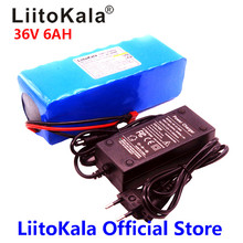 2018 Liitokala 36V 6Ah 18650 аккумуляторная батарея, модифицированные велосипеды, защита электромобиля с PCB + 36V 2A зарядное устройство 2024 - купить недорого