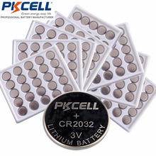 200Pcs/lot CR2032 3V Lithium Batteries DL2032 CR 2032 KCR2032 5004LC ECR2032 Button Cell Coin Battery for Watches Calculator 2024 - buy cheap