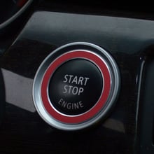 Car Styling Aluminum Alloy Engine Start Stop Switch Buttom Trim Interior Auto Accessories For BMW 3 Series E90 E92 E93