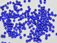 5000 cuentas de semilla de vidrio opaco 2mm (10/0) azul + caja de almacenamiento 2024 - compra barato