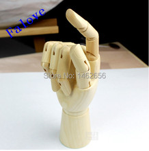 Новинка Высокое качество Деревянный художник мужской правая рука сочлененный арт Манекен руки Модель руки 2024 - купить недорого