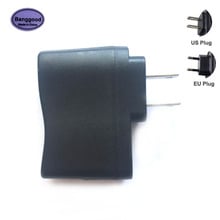 Banggood-adaptador de corriente de pared para viaje y hogar, masajeador USB Universal, enchufe US/EU, 5V, 0.5A, 500mA, 10 Uds. 2024 - compra barato