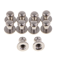 10Pcs 8mm Round Head Screw Rivet Leather Bag Belt Stud Nail Button for Sewing Handmade DIY Accessories 2024 - buy cheap