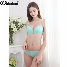 DaiNaFang Brand Wholesale VS New Sexy Bras Sets Push Up Lace V ABC Cup Pink  White Female Lingerie Underwear For Girls - AliExpress