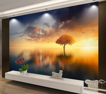 Custom wallpaper Redwood sunrise background wall 2024 - buy cheap
