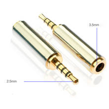 Carprie   Adapter  2.5mm Male To 3.5mm Female Stereo Audio Headphone Jack Adapter Converter   18OCT18 Drop Ship 2024 - buy cheap