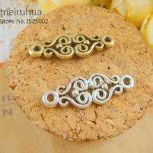 20 pieces / lot 10*20mmZi  Alloy Findings charm pendants Antiqued style bronze tone Connect 2024 - buy cheap