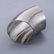 114mm O/D 304 Stainless Steel Sanitary Weld 45 Degree Elbow Pipe Fitting 2024 - buy cheap
