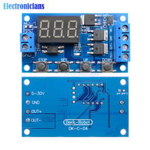 12 24V Circuit Board MOS Tube Control Module Trigger Cycle Timer Delay Switch Conduction Indication LED Anti-reverse Protection 2024 - buy cheap