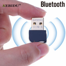 Kebidu USB беспроводной Bluetooth 4,0 адаптер USB ключ передатчик приемник Двойной режим для компьютера Бесплатный драйвер новейший 2024 - купить недорого