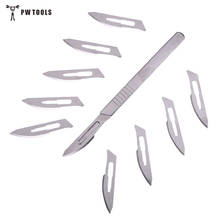 PW TOOLS 1 Set 23# Carbon Steel DIY PCB Repair Cutting Tool and 1Pcs 4# Handle Scalpel Tools Top Quality 2024 - buy cheap