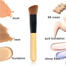 1pc Wood Makeup Brushes Powder Concealer Blush Liquid Foundation Face Make Up Brush Tools Professional Beauty Cosmetics 2024 - buy cheap