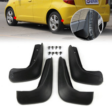 CITALL  New Black Mud Flap Splash Guards Mudguard Mudflaps Fenders fit for Honda Fit Jazz 2008 2009 2010 2011 2012 2024 - buy cheap