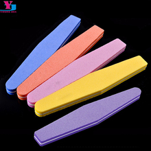 100pcs/lot mix color nail file 100/180 nail buffer nails polish diamond style sanding limas para manicura lime a ongle tool 2024 - buy cheap