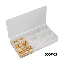 600PCS Assortment 2.8/4.8/6.3mm Female/Male Spade Connectors   Insulated Electrical Wire Crimp Terminals set 2024 - buy cheap