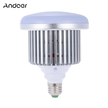 Andoer 50W 5500K 72 Beads LED Light Bulb E27 Socket Photo Studio Lamp Video Continuous Daylight for Camera Smartphone Shooting 2024 - buy cheap