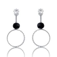FLOLA Cubic Zirconia Circle Earrings without Piercing Rose Gold Clip Earrings for Women No Ear Hole  Ear Clips Jewelry ersj29 2024 - buy cheap
