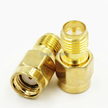 100PCS RP-SMA Male (female pin) Jack to RP-SMA Female (male pin) Plug RF Adapter Connector 2024 - buy cheap