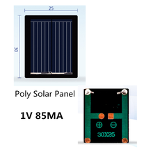 Mini Polycrystalline Silicon Solar Panel 1V 85MA/80MA Solar System DIY For Battery  Chargers 2024 - buy cheap
