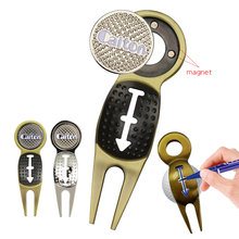 1 Pcs Golf Repair Tool Golf Divot Repair Tool Magnet with Golf Marker Key Chain Liner Clip Drop Shiping 2024 - купить недорого