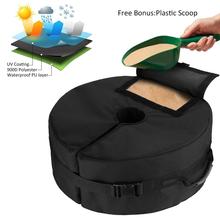 Round Weight Sand Bags Umbrella Base Stand Tent Leg Weighted Outdoor Sun Shelter Fixed Sandbag Camping Tool Accessories 2024 - buy cheap