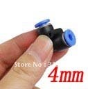 Free Shipping 100PCS/LOT New Elbow Quick Connector One Touch Fittings 4mm 2024 - buy cheap