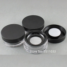 20pcs DIY Empty Classic Cosmetic Powder Jar Plastic Loose Powder Compact Storage Jar Professional Makeup Tool Black Packing Box 2024 - buy cheap