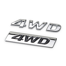 1 PCS 3D Metal 4WD Emblem Logo car stickers and decals  For Hyundai IX20 IX25 IX30 IX35 IX45 Elantra Tucson Solaris Car Styling 2024 - buy cheap