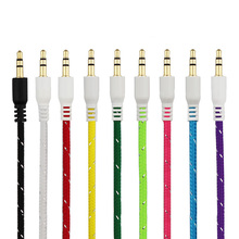 3.5 мм плетеный AUX аудио кабель автомобиль аудио кабель Между мужчинами аудио кабель-удлинитель Для iPhone & Android И других интеллектуальных устройств 2024 - купить недорого