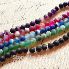 8MM/10MM 2Strands/Pack Dull 100% Natural Chalcedony Bead Strands Semi-precious Stone Jewelry Beads 2024 - buy cheap