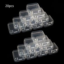 20Pcs/lot Square Mini Clear Plastic Storage Containers Box with Lids for Small Items 2024 - buy cheap