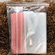 Sacolas de embalagem transparentes recarregáveis, 22*32cm, fecho zip-lock, plástico 2024 - compre barato