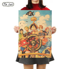 TIE LER домашний Декор настенный стикер Ретро аниме постер цельный плакат Q стиль детский постер 51,5x36 см 2024 - купить недорого