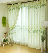 Curtain fabric screens pastoral style special sales curtains custom finished 2024 - buy cheap