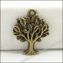 60pcs Vintage Charms Tree Pendant Antique bronze Fit Bracelets Necklace DIY Metal Jewelry Making 2024 - buy cheap