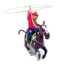 rare collection of iron toys Tin Riding Cowboy Model 2024 - buy cheap