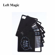 Truques de mágica em perspectiva, cartão para exibição de envelhecimento, adereços de mágica para palco, truques de mágica em rua, brinquedos clássicos com instruções 3115 2024 - compre barato