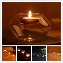 Clear Hanging Glass Candle Holder Popular Votive Candlestick Wedding Party Decor 2024 - buy cheap