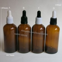 360pcs/lot 100ml Amber Glass Bottle, 100cc Brown Glass Dropper Bottle, 100cc Glass Essential Oil Bottle 2024 - buy cheap