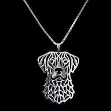 Hot Sale Alloy Dog Pendant Necklaces Women Hollow Out Metal Chesapeake Bay Retriever Necklaces Drop Shipping 2024 - buy cheap
