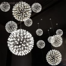 Simple Modern LED Pendant Lights Creative Spark Sphere Hanging Lamp Pendant Lighting For Home Decor Dining Room Light Fixtures 2024 - buy cheap