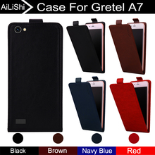 AiLiShi For Gretel A7 Case Up And Down Vertical Phone Flip Leather Case A7 Gretel Phone Accessories 4 Colors Tracking ! 2024 - buy cheap