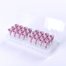 Novo 12pcs variado polidor de silicone para laboratório dentário copos de rebarba de diamante tipo trava 2.35mm 2024 - compre barato