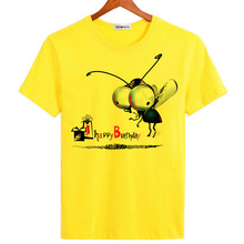 Bgtomato Веселые летающие футболки с животными, мужские крутые Мультяшные модные футболки, оригинальный бренд 100%, хорошее качество, мягкие Топы 2024 - купить недорого